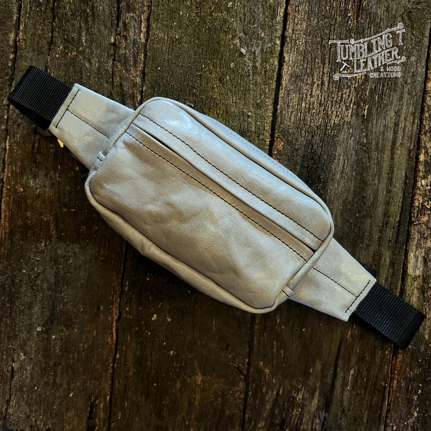 Handmade Leather Bum Bag – Compact Everyday Crossbody