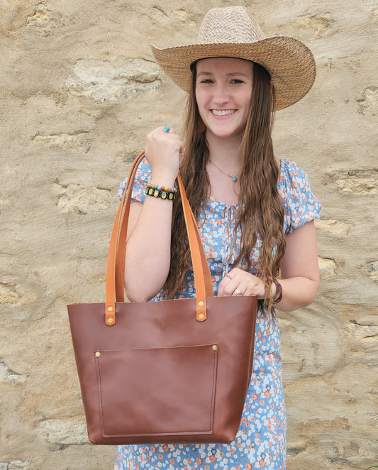Taylor Tote Bag - Oxford Antique Tan