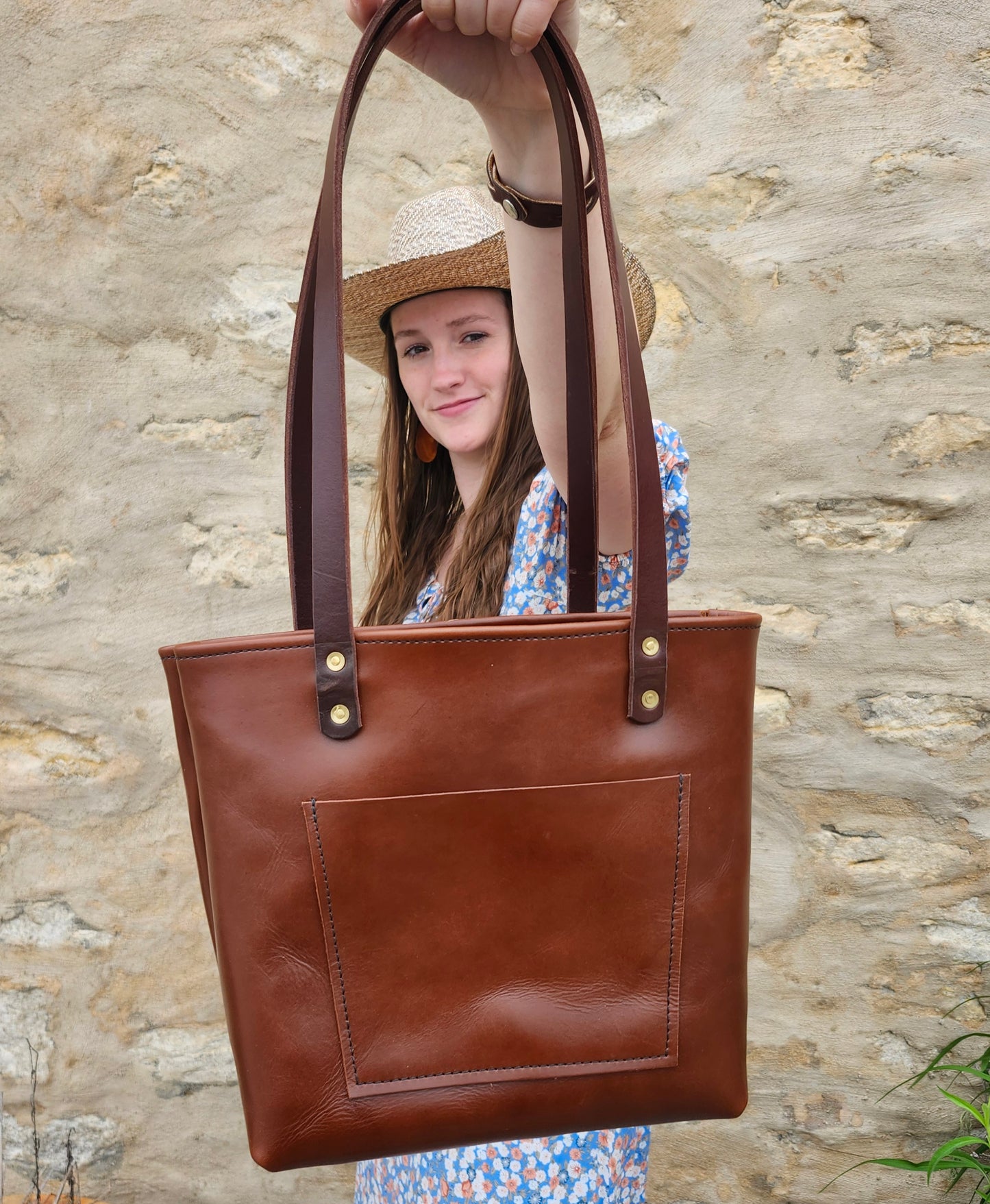Mini Taylor Tote Bag - Oxford Antique Tan