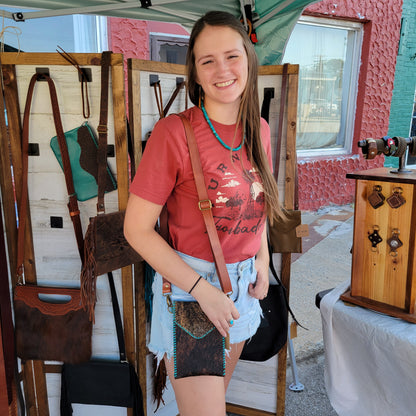 Cowhide Emily Bag