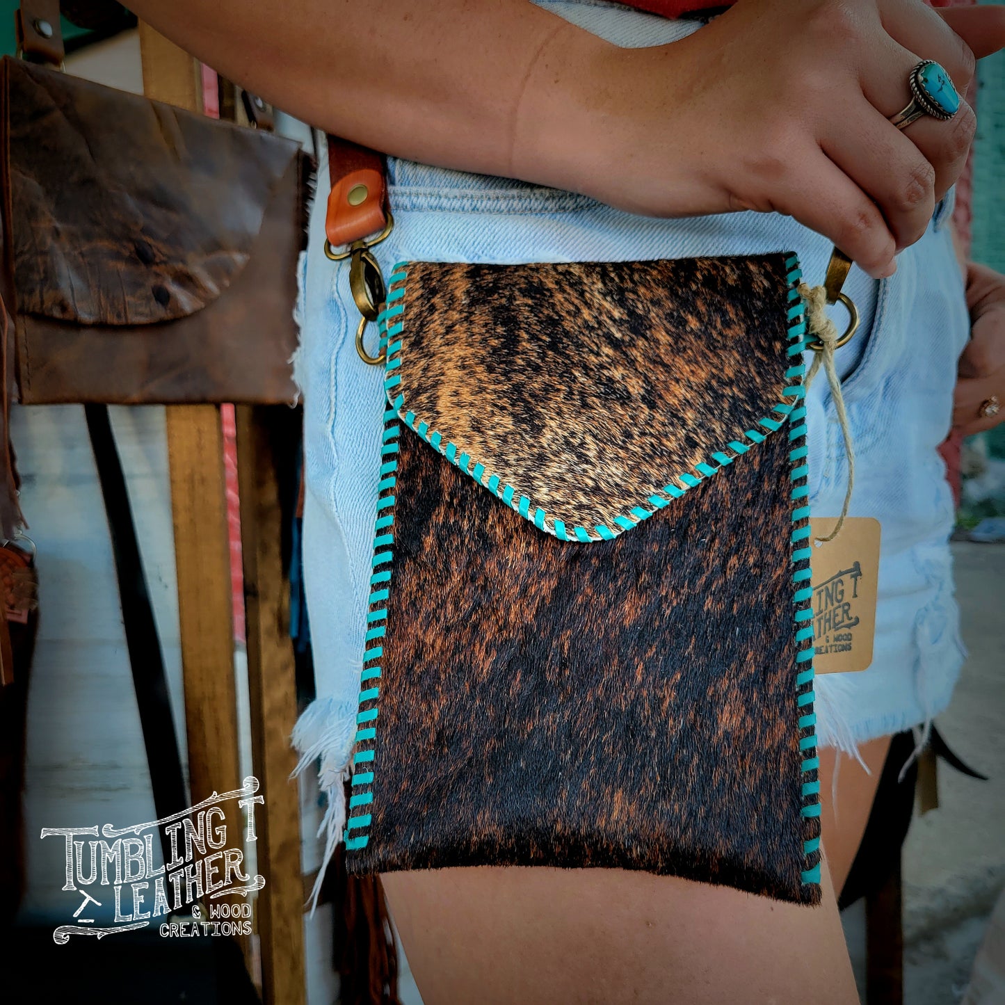 Cowhide Emily Bag