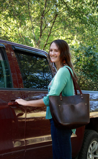 Mini Taylor Tote Bag - Oxford Green